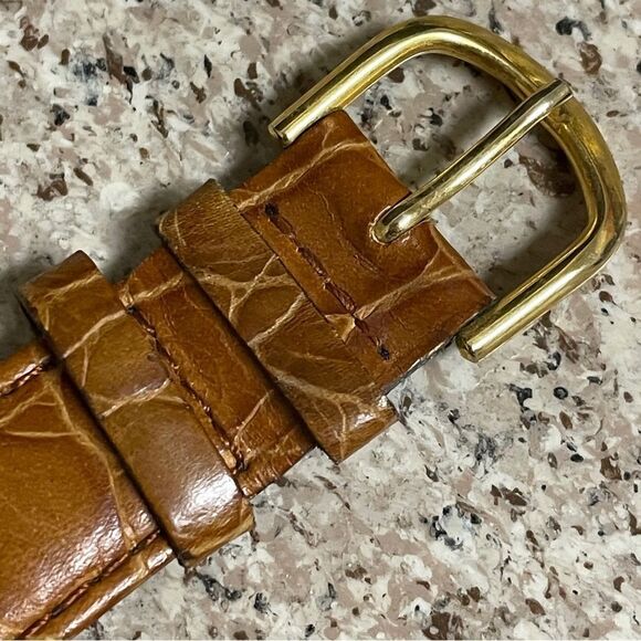 Vintage Yosemite Sam Armitron Musical Quartz Watch Tan Crocodile Print Band - Picture 7 of 13